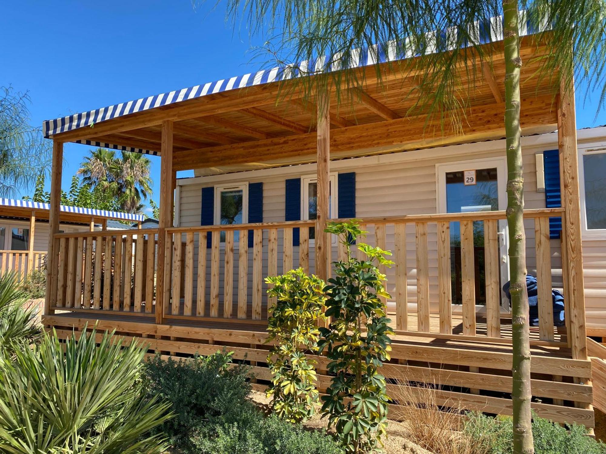 Albatross Mobile Homes On Camping El Pla De Mar マルグラット・デ・マル エクステリア 写真